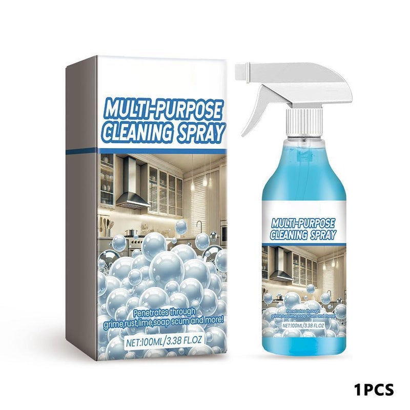 Kitchen foam cleaner, removes grease and stains from stovetops and kitchen utensils, cleans various surfaces, and removes odors. JUC01-A014-100-WH1